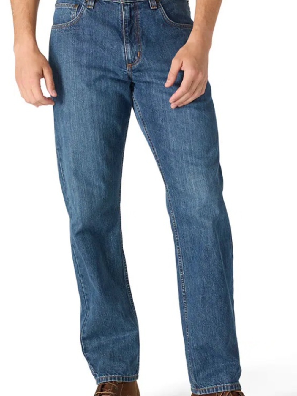 Men's carhartt Blue Straight-Leg Jeans 42 x 34